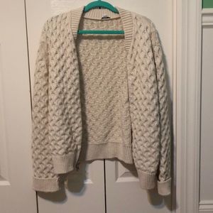 Gap Cable Zip-Up Sweater